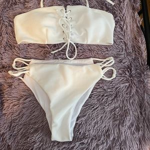 White bikini